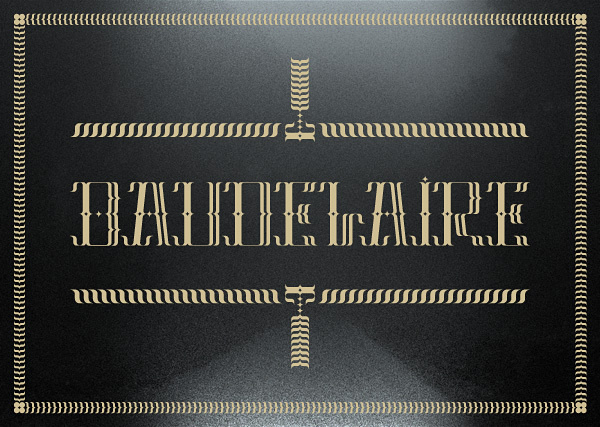 Dandy Collection Typeface / Font #1 / Baudelaire - www.vicentegarciamorillo.com