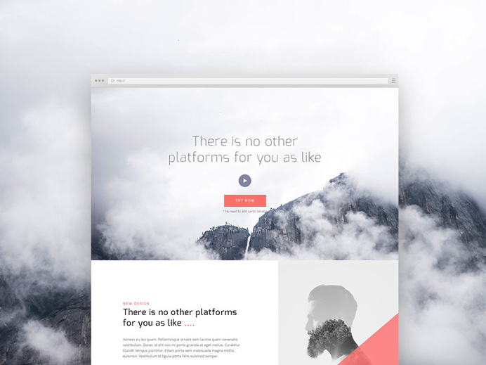 A clean and modern #template you can use to create a stunning product landing page.