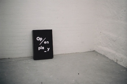 Open-play #sign #design #box #play #art #logo #open #light