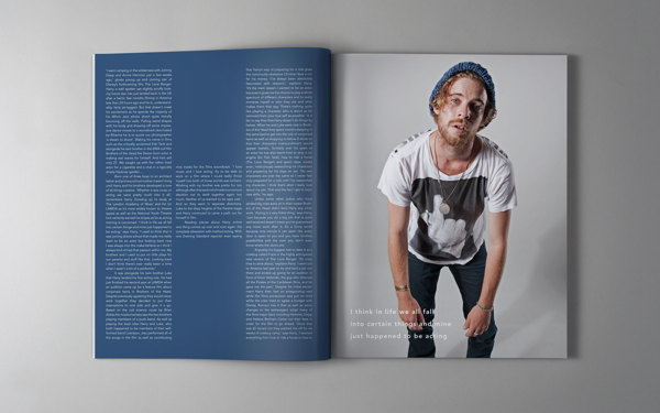 Magazine layout