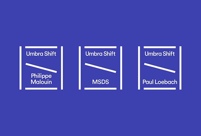 Umbra Shift by Post Projects #typography #marks