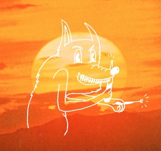 chaz2sexy #sun #y #toro #moi #illustration #wolf