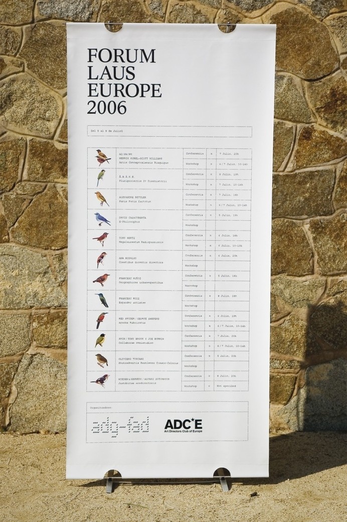 Forum Laus Europe | Astrid Stavro Studio #layout #poster