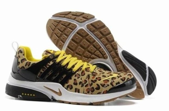 Black Nike Air Mens to Buy New Arrival Presto Leopard Brown Yellow