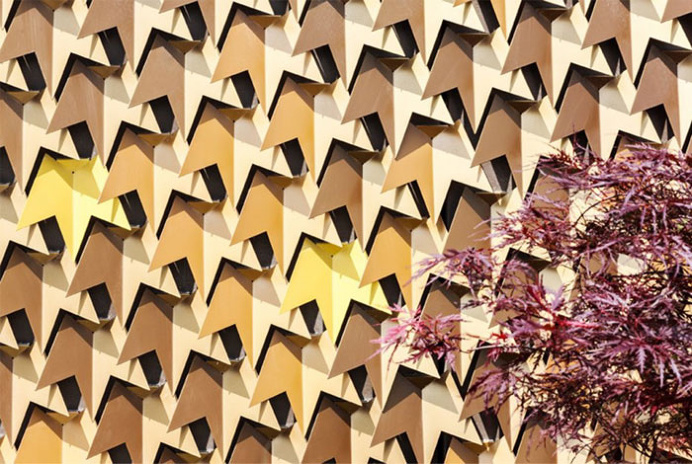 House With a Bronze Leaf Facade