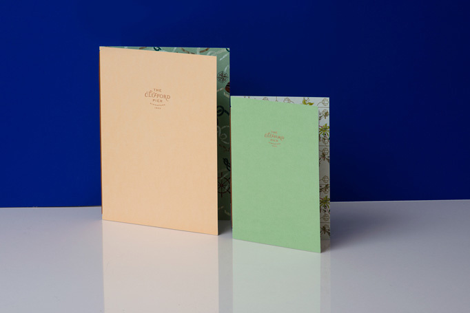 The Clifford Pier #menu #identity #print #food