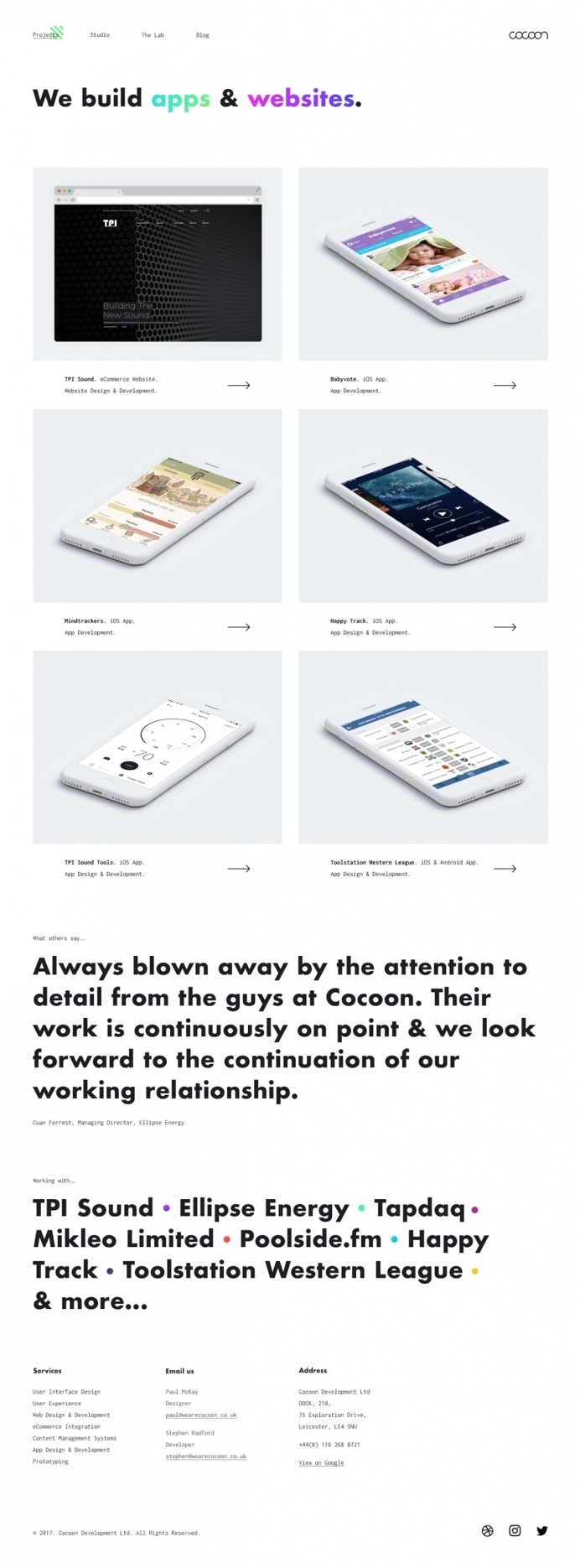 Cocoon Development Ltd - Mindsparkle Mag - Cocoon Development Ltd is a design and developing studio that loves building cool stuff with thei