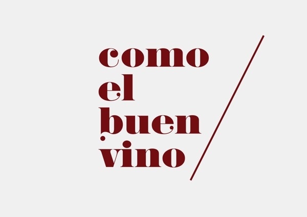 "Como el buen vino" brand #logotype #design #wood #brand #studio #logo