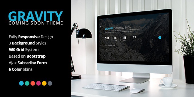Gravity Responsive Coming Soon Template