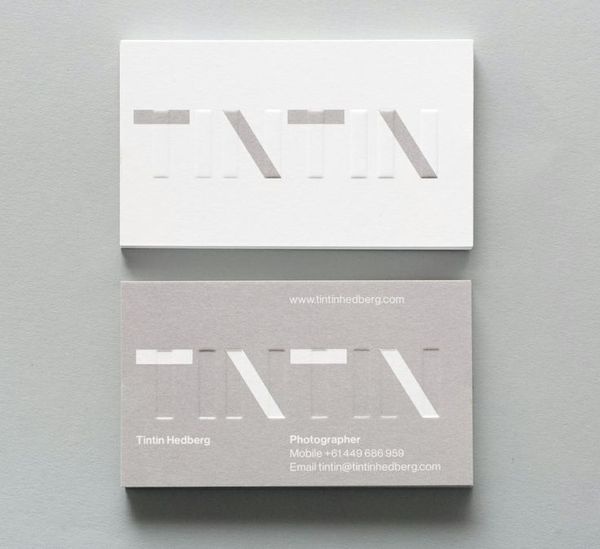Logotype and business cards designed by ThoughtAssembly for Tintin Photography. #logotype #business #tintin #thoughtassembly #photography #designed #cards