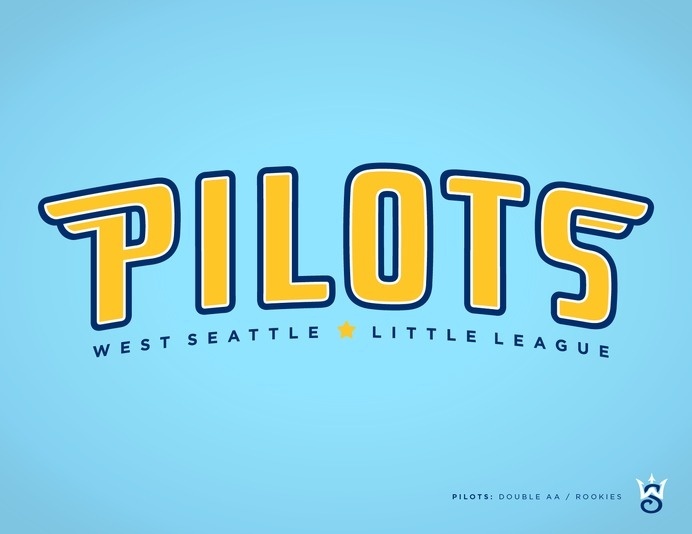 West Seattle Little League - danlustig.com #seattle #pilots #sports #baseball #logo #typography