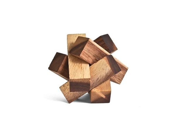 Hindsvik Shop | Modern & Vintage Furniture, Home Decor and Accessories - Geometric Wooden Puzzle #wood