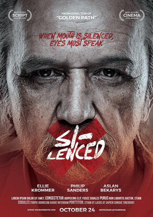 SILENCED Poster Template