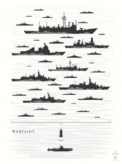 Warpaint_LincolnHall.jpg (500×667) #illustration #minimal #poster #typography