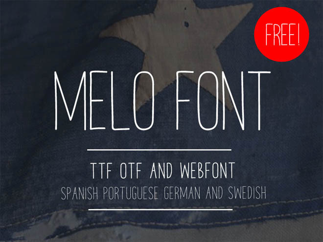 Melo Free Handwriting Font