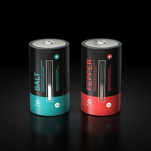 I'm not a battery » Design You Trust – Social design inspiration! #kitchenware #pepper #salt #battery