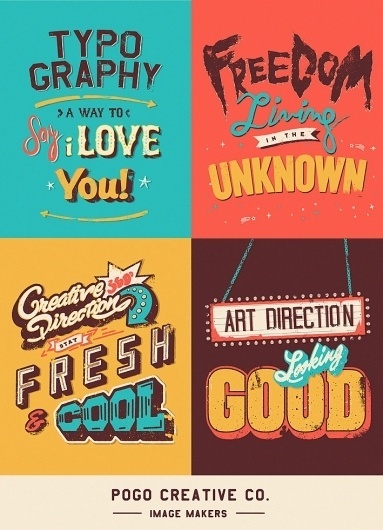 POGO 2012., POGO | art & design boutique #letterform #type #color