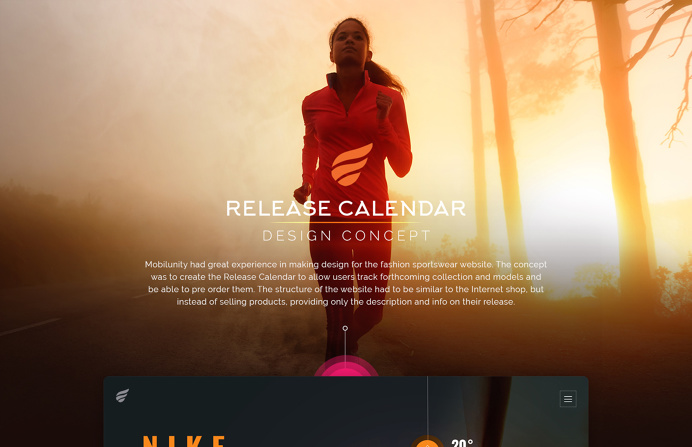 The Prototype of trendy Release Calendar Design. Enjoy its functionality https://mobilunity.com/portfolio/release-calendar/