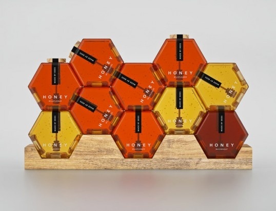 Packaging example #176: honey packaging