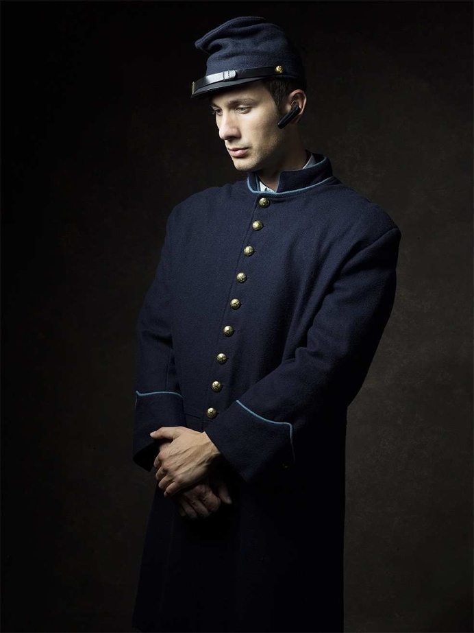 Portraits of 19th Century Characters Posing With 21st Century Technology