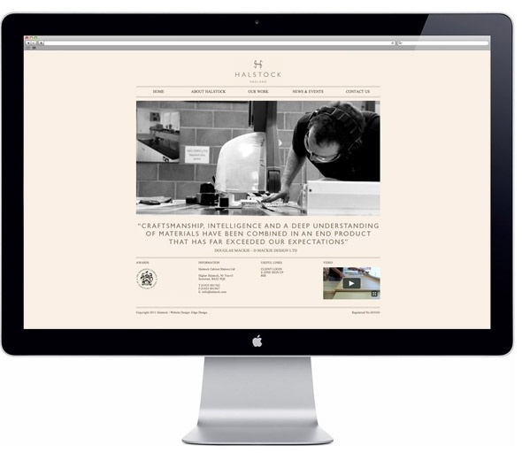 Halstock - Branding, Tender, Video, Website - Edge Design #layout #webpage