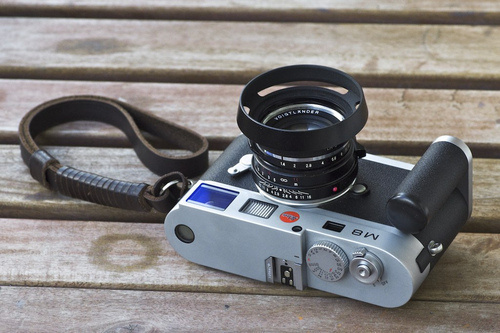 Leica M8 / CV 40mm f1.4 Nokton / Leica Handgrip (Weekend Camera Porn) (by Cris Rose) #camera #leica #equipment