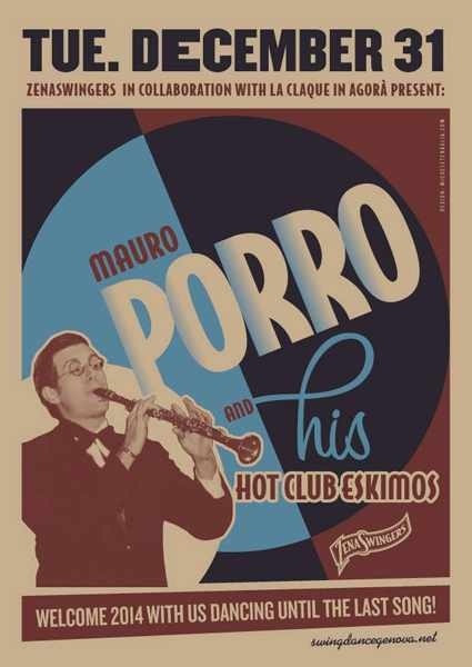 #poster #vintage #retro #lindyhop #swing #bigband #micheletenaglia