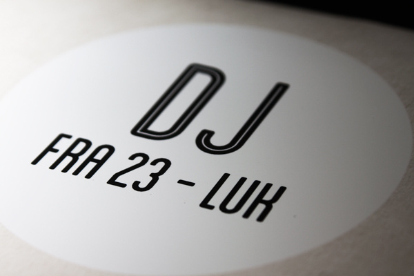 Dj logo, poster design by www.onad.dk #minimalistic #design #dj #minimal #logo