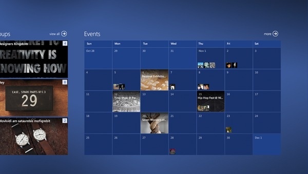 Facebook on Windows 8 on Behance #windows8