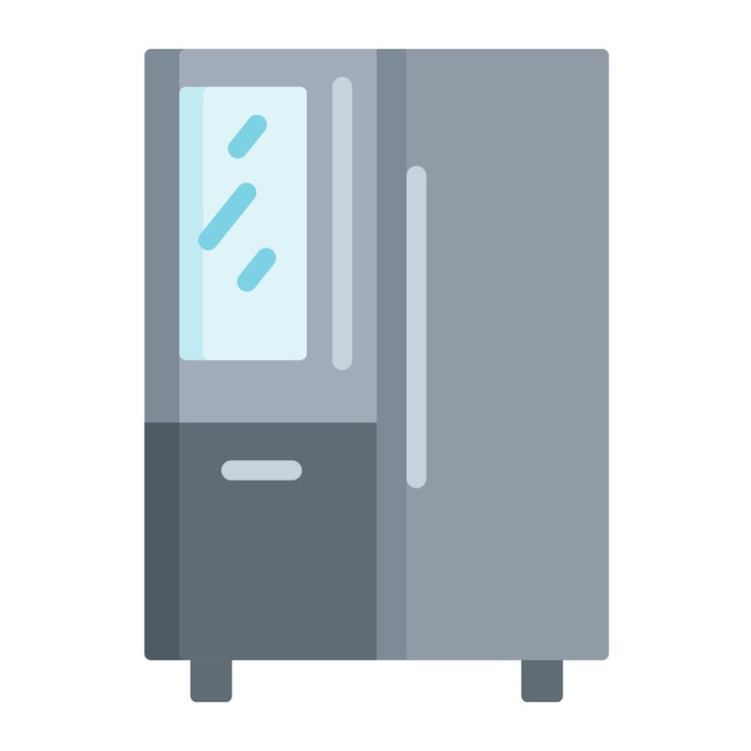 See more icon inspiration related to kitchen, food and restaurant, furniture and household, refrigerator, electronics, electronic, fridge, cold and technology on Flaticon.