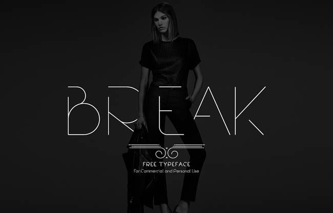 Break Free Modern Typeface