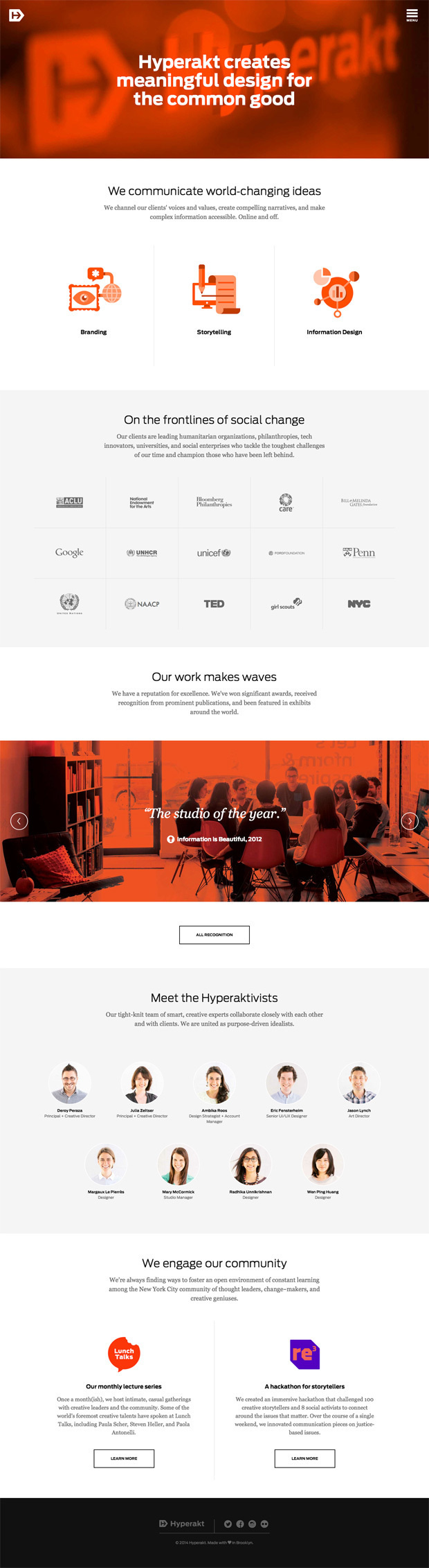 Hyperakt #minimalism #website #about #grid #minimal