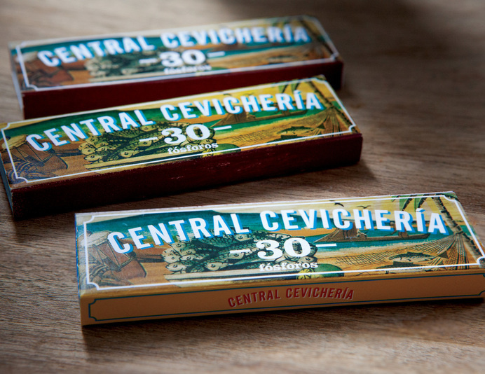 Central Cevicheria Match Box — The Dieline #match #illustration #design #box