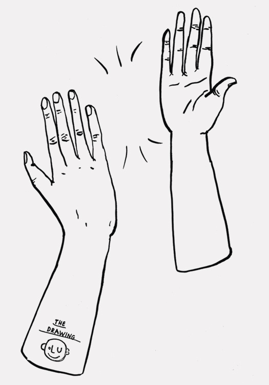 HORT #print #five #drawn #poster #hand #high