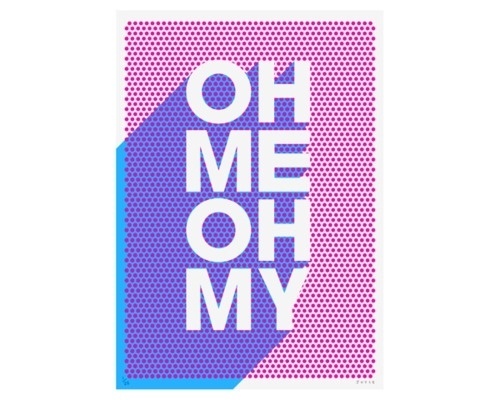 OH ME OH MY print by James Joyce. - #print #poster #typography