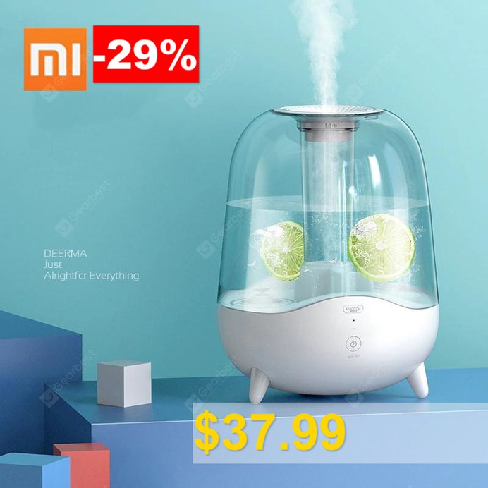 Xiaomi #Deerma #5L #Aroma #Diffuser #Ultrasonic #Air #Humidifier #Essential #Oil #Mist #Maker