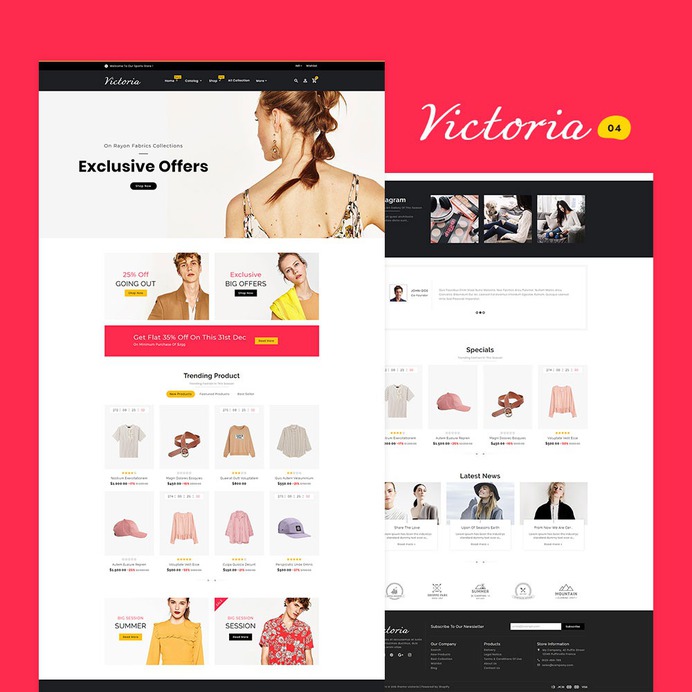 #Victoria #Fashion #Boutique - #Shopify Multi-Purpose Responsive #Theme | #TemplateTrip