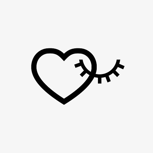 Heart #design #logo #logotype #heart #white #graphic #icon #woman #black #eye #kind #sandraguerrero #Murcia