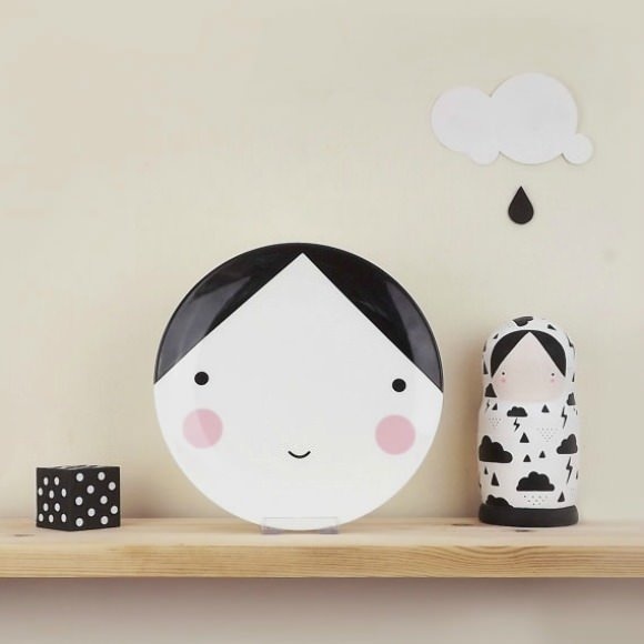 Ebony Plate for Kids from Sketch Inc. #interior #design #decor #deco #decoration