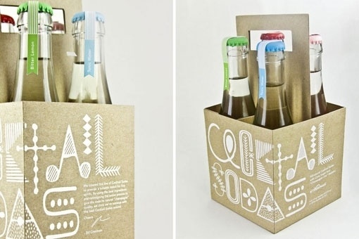 design work life » cataloging inspiration daily #labels #packaging #color #altamira #natural #sodas #cocktail #miriam #1