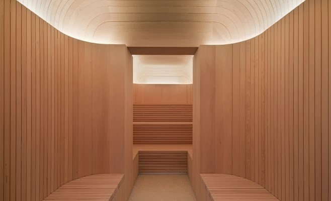 simplicity love: Akasha Holistic Wellbeing Centre, Cafe Royal, London | David Chipperfield Architects #spa #sauna