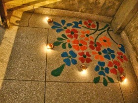 Rangoli Design for Diwali