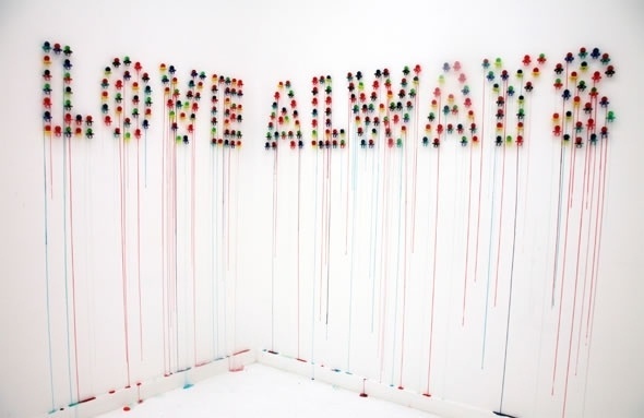 I want your lungs to stop working without me , Artist Julia Chiang uses Ring Pops for an art... #installation #chang #pops #ring #julia
