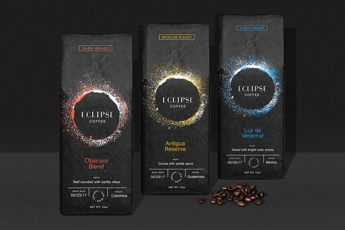 Eclipse Coffee Packaging and Branding Design by Javier Garcia on Behance. Adobe Live
