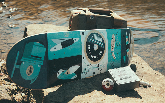 When Skateboarding, Fishing and Badges Collide! | Allan Peters' Blog #skateboard #fishing
