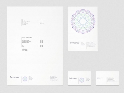 Manual - BeTrained #logo #identity #branding #stationery