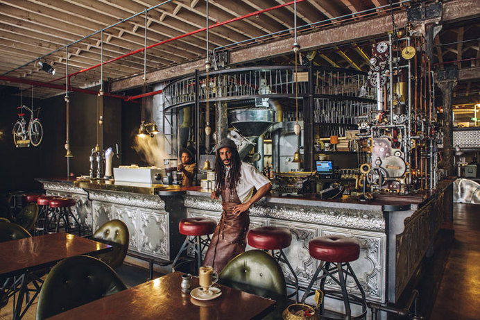 TRUTH. Coffee Roasting – a fantasy world with a steampunk design