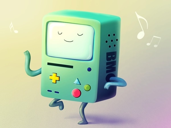 Beemo - "Adventure Time" fan art #beemo #design #vasili #digital #illustration #tkach #art #character