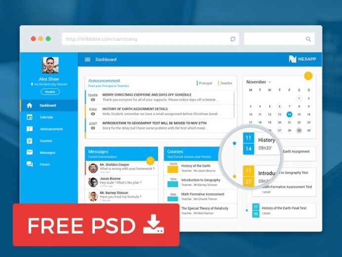 Education Dashboard PSD