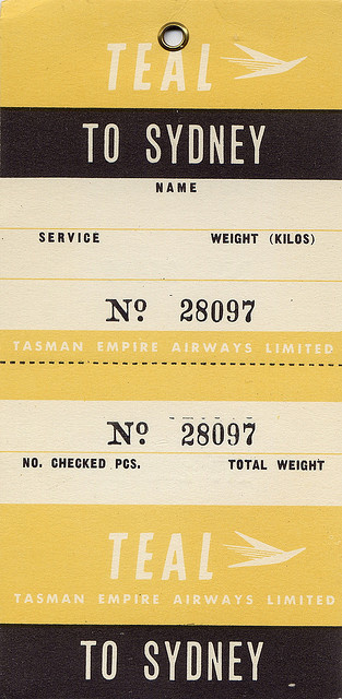 sydney Flickr Photo Sharing #numerals #sydney #gothic #airline #ticket #typography